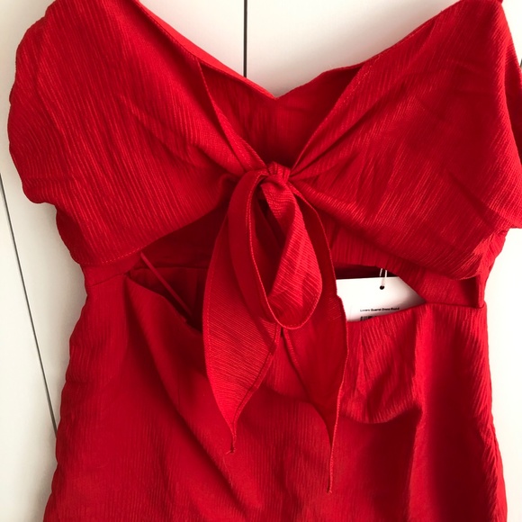 Hello Molly Red Mini Dress - Picture 2 of 8